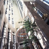 Mostrador para check-in y check-out