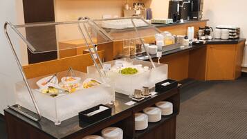 Daily buffet breakfast for a fee