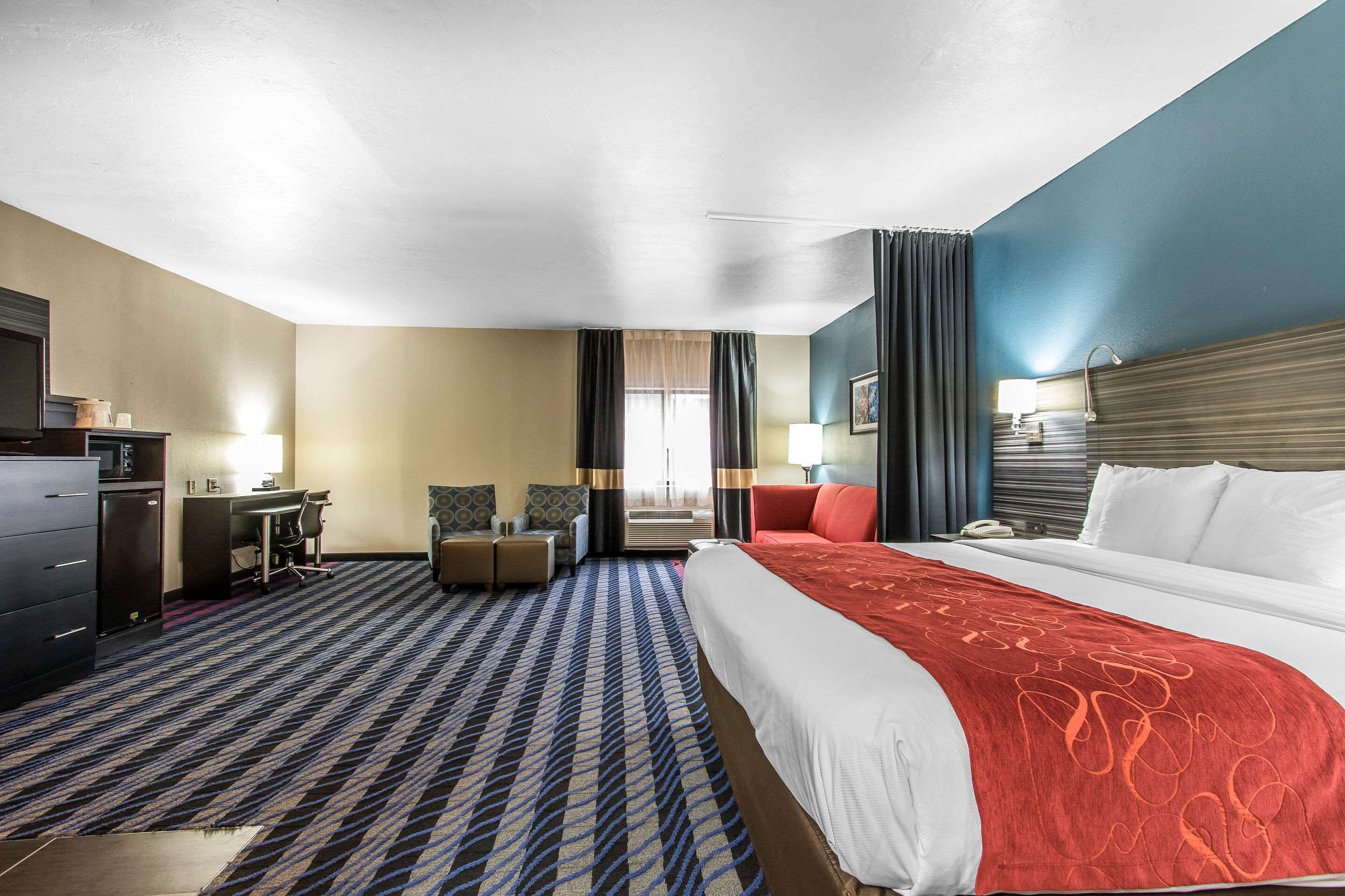 suite, 1 king bed with sofa bed, accessible, non smoking | desk, iron/ironing board, free cots/infant beds, free rollaway beds