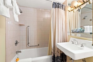 Free toiletries, hair dryer, towels, soap