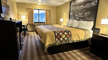 Premium bedding, pillow-top beds, desk, iron/ironing board