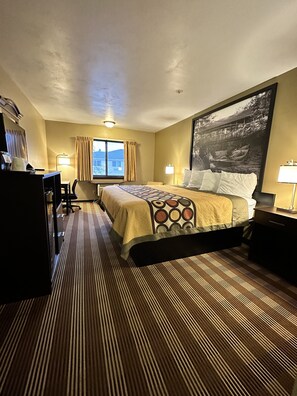 Premium bedding, pillow-top beds, desk, iron/ironing board