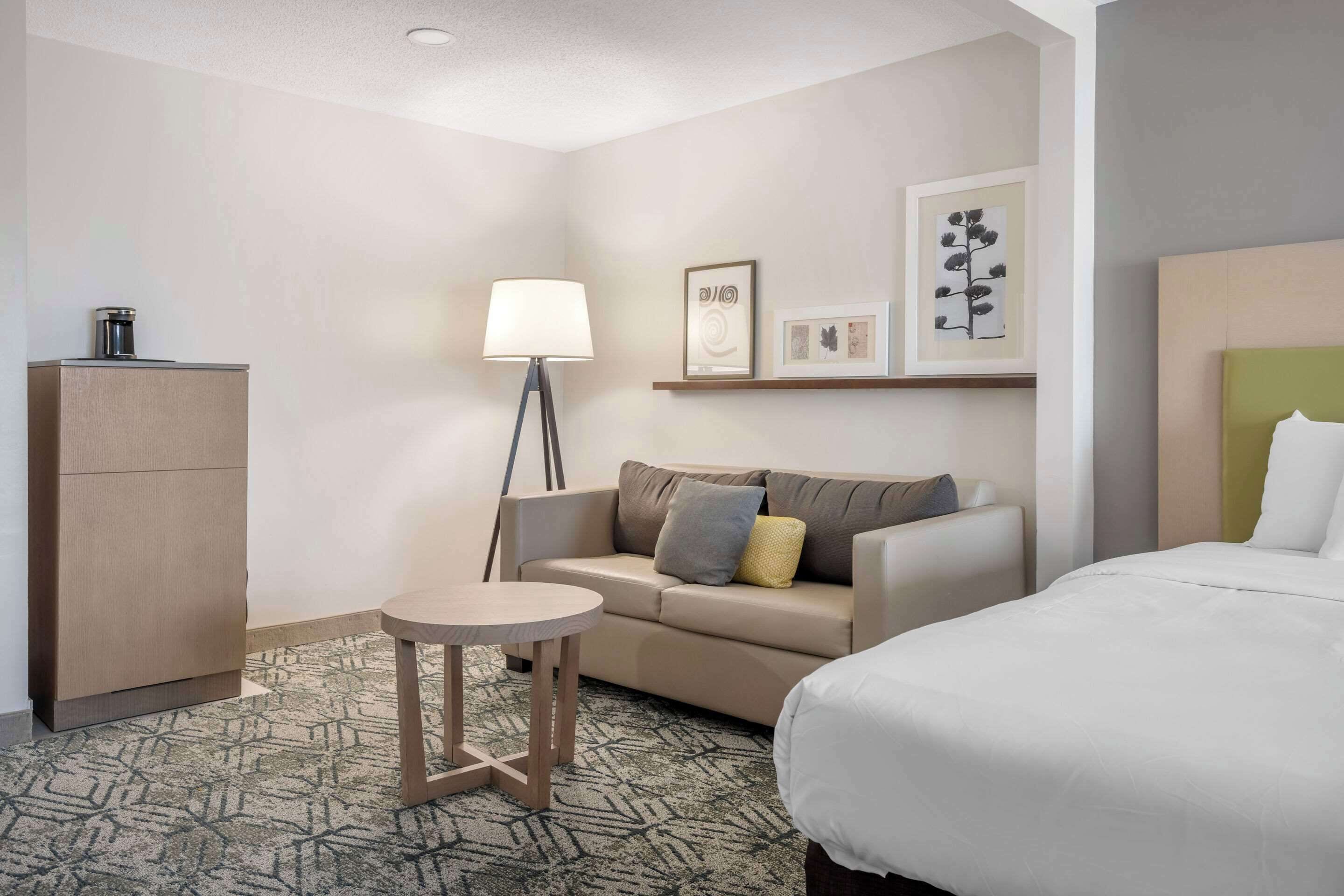 studio suite, multiple beds, non smoking | premium bedding, desk, laptop workspace, blackout curtains