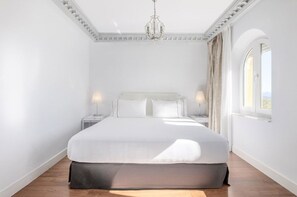 Down duvets, minibar, in-room safe, desk