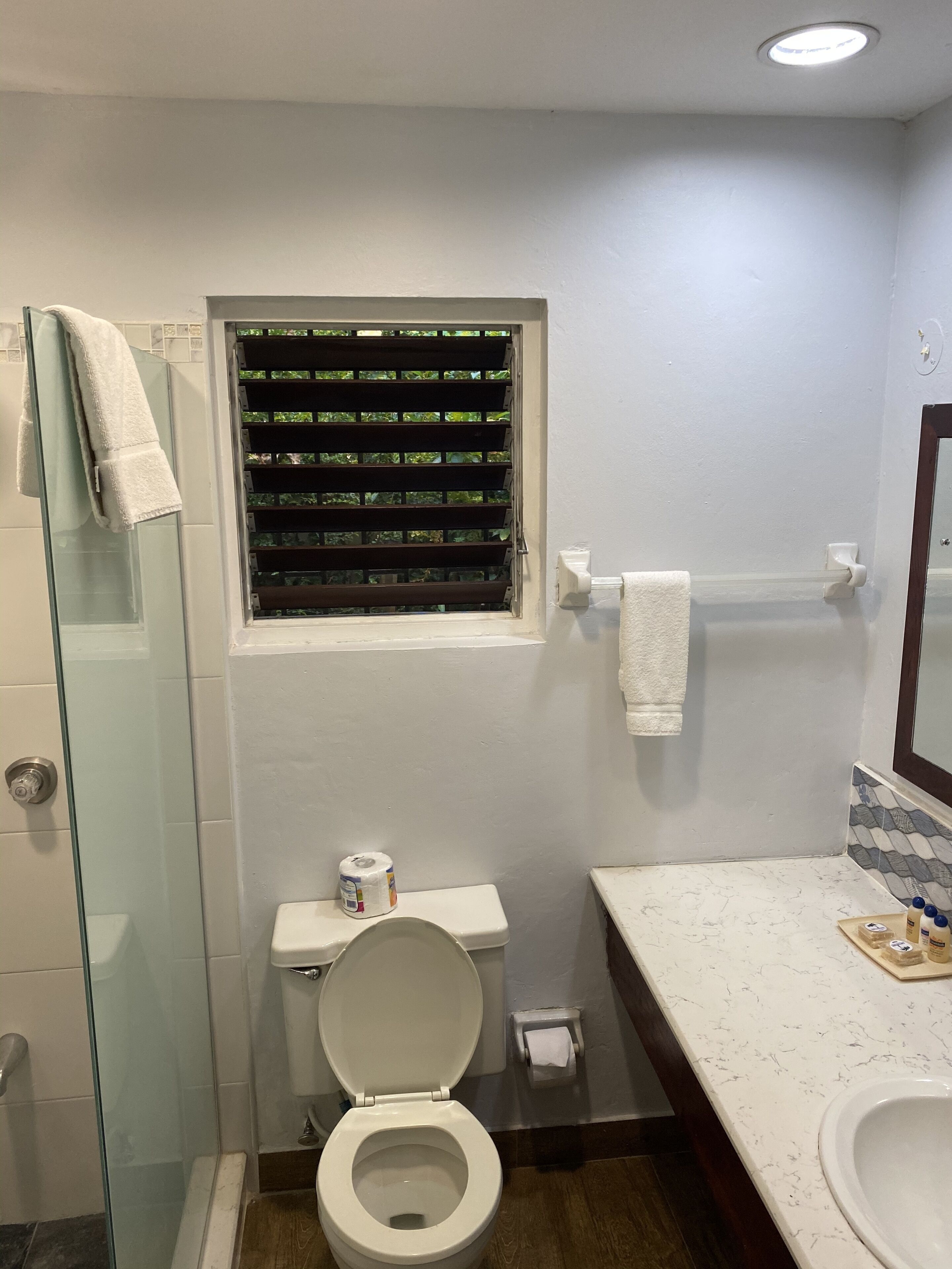 deluxe room | bathroom | free toiletries, towels