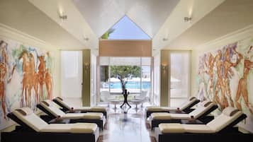 Couples treatment rooms, sauna, steam room, Turkish bath