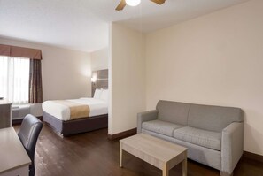 Suite, 1 King Bed, Accessible, Non Smoking | Desk, iron/ironing board, free WiFi, bed sheets