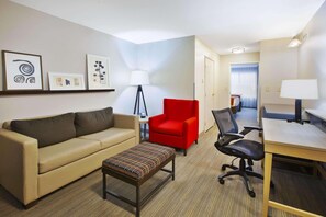 In-room safe, desk, laptop workspace, blackout drapes