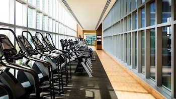 Fitness center at Four Seasons Hotel Miami