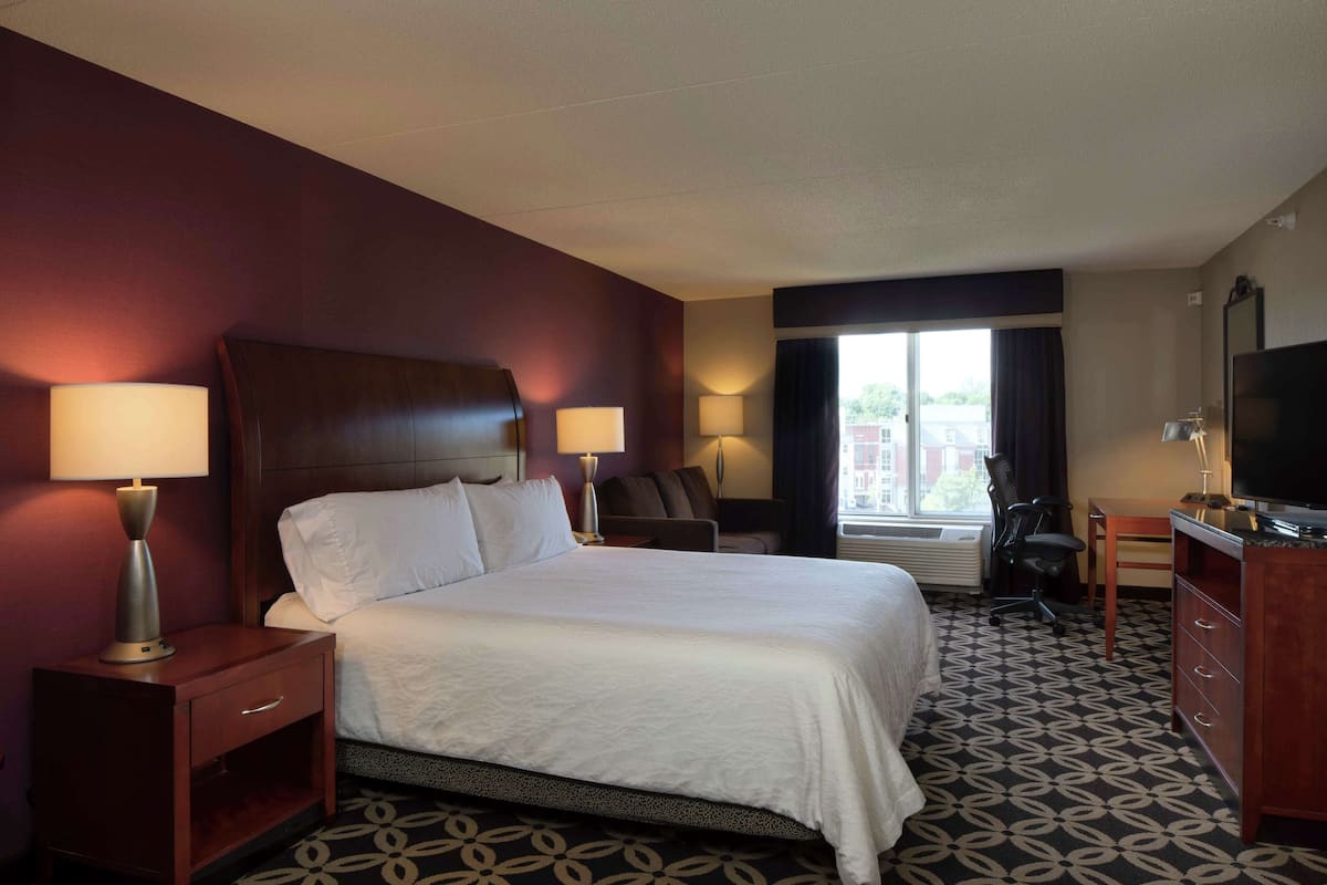 Room, 1 King Bed, Non Smoking | Desk, iron/ironing board, free cribs/infant beds, rollaway beds