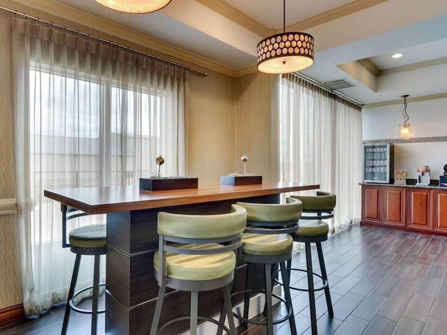 Free daily buffet breakfast