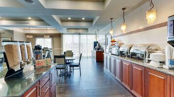 Gratis frukostbuffé varje dag