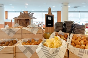 Breakfast, lunch, dinner served; international cuisine, pool views