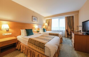 1 svefnherbergi, ofnæmisprófaður sængurfatnaður, míníbar