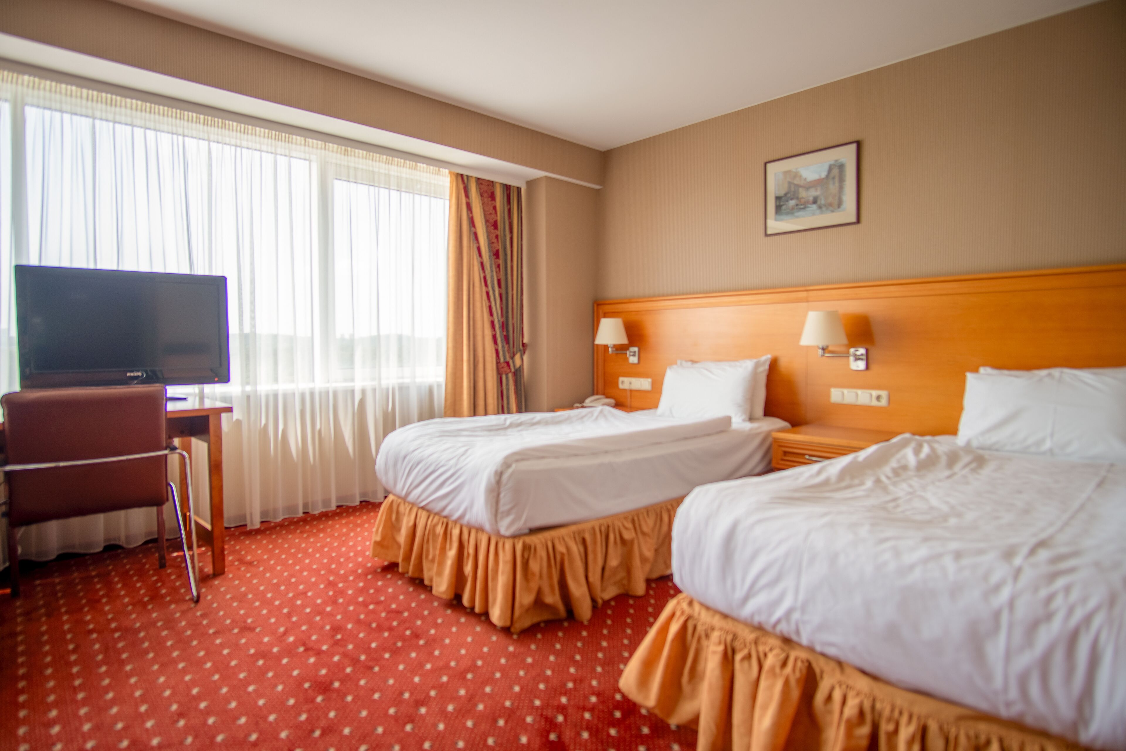 business room, 2 single beds | 1 bedroom, hypo-allergenic bedding, minibar, in-room safe