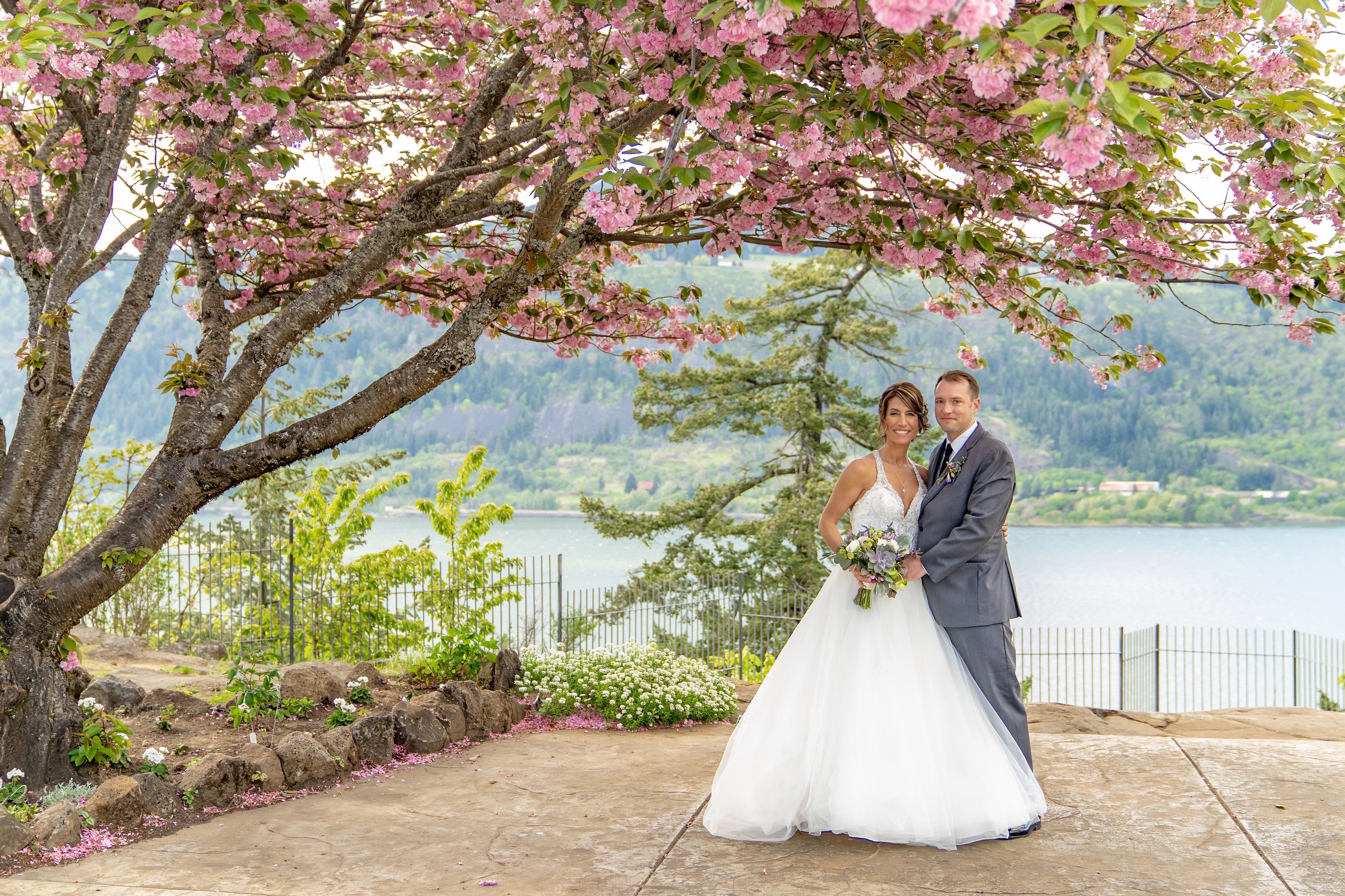 outdoor wedding area