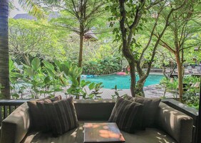 Honeymoon Suite, Pool View (Free access to Lounge & Afternoon Tea) | Balcony view
