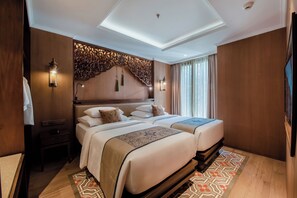 Two Bedroom Suite (Free access to Lounge & Afternoon Tea) | Premium bedding, down comforters, minibar, in-room safe - Ramayana Suites & Resort (Kuta)