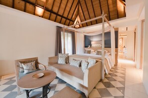 Premium bedding, down duvets, minibar, in-room safe - Ramayana Suites & Resort (Kuta)