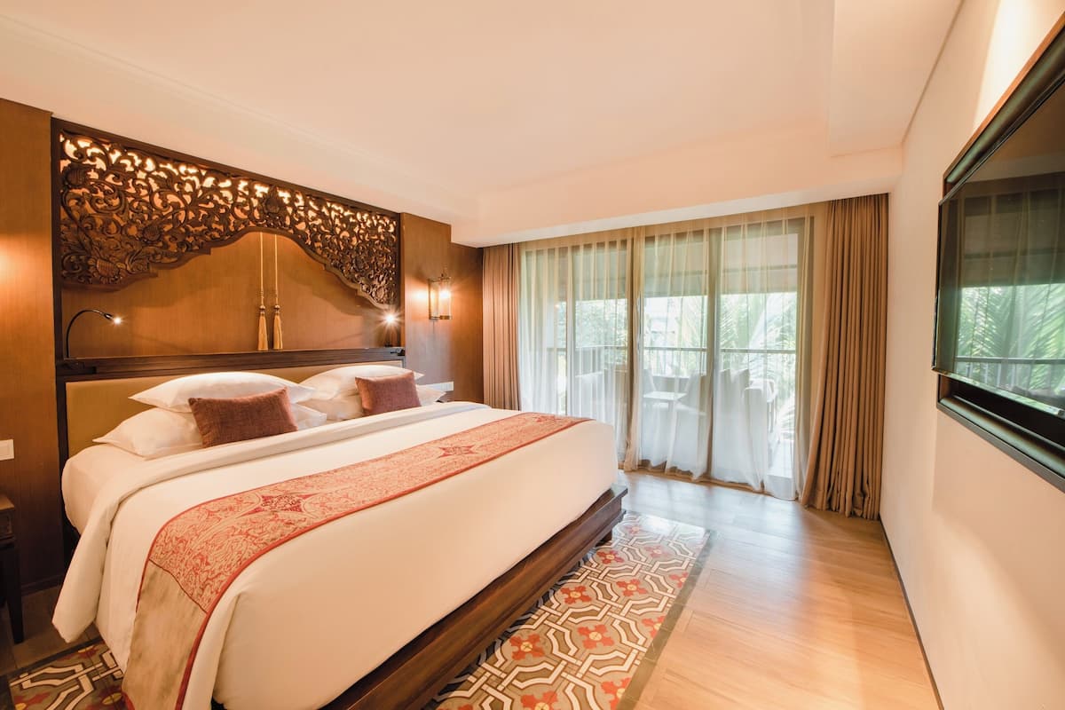 Royal Family Suite, Interconnecting 2 Bedrooms (Free access to Lounge & Afternoon Tea) | 高級寢具、羽絨被、迷你吧、房內夾萬