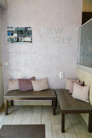 Sala de estar en el lobby