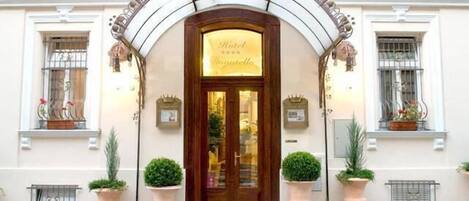 Entrada de la propiedad