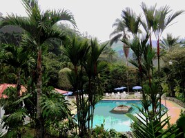 2 outdoor pools, pool umbrellas, sun loungers