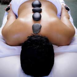 Outdoor treatment areas, sauna, hot tub, steam room, Turkish bath