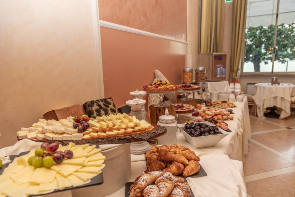 daily buffet breakfast (eur 12 per person)
