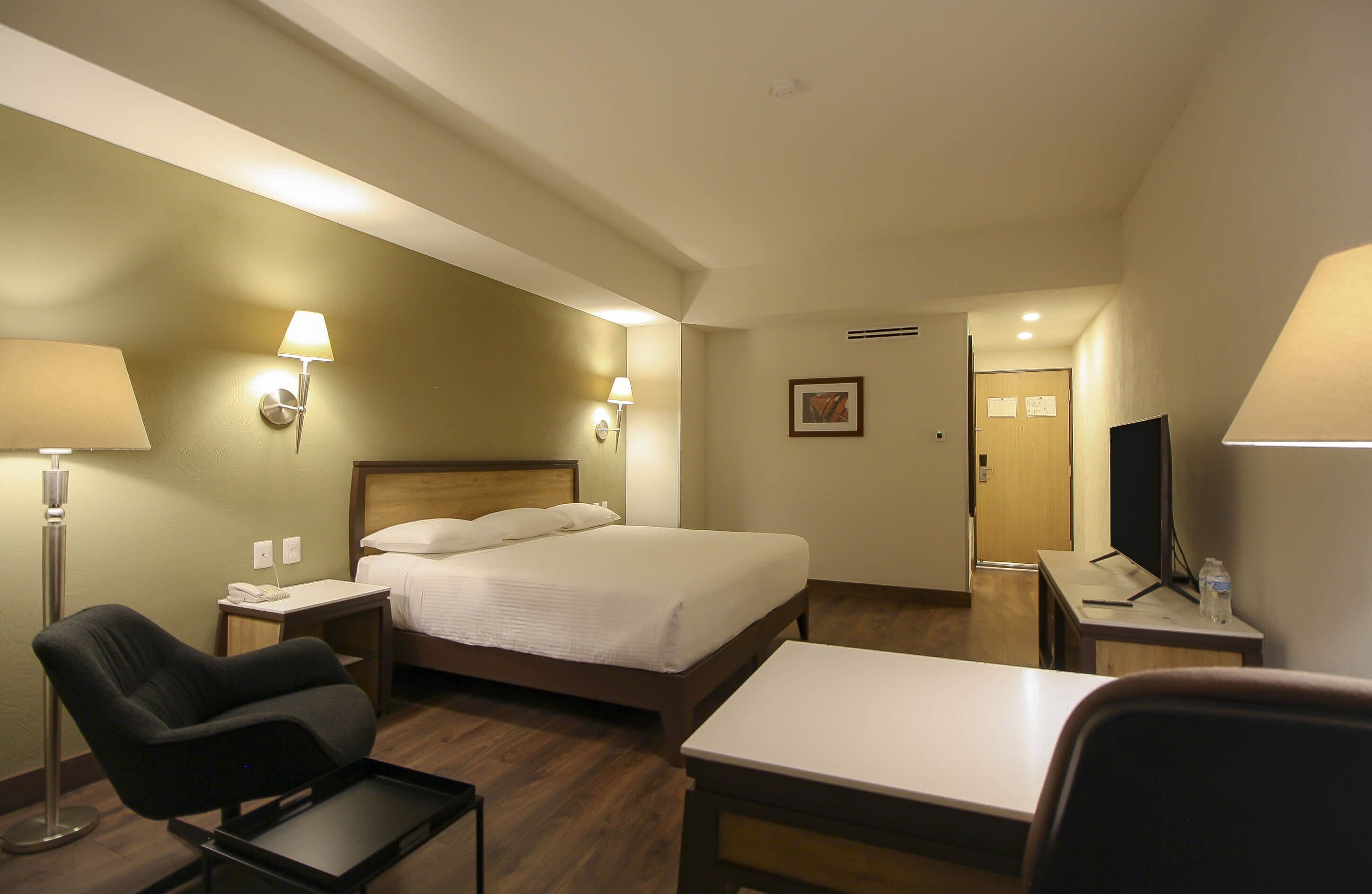 standard room 1 king size bed | 1 bedroom, premium bedding, in-room safe, desk
