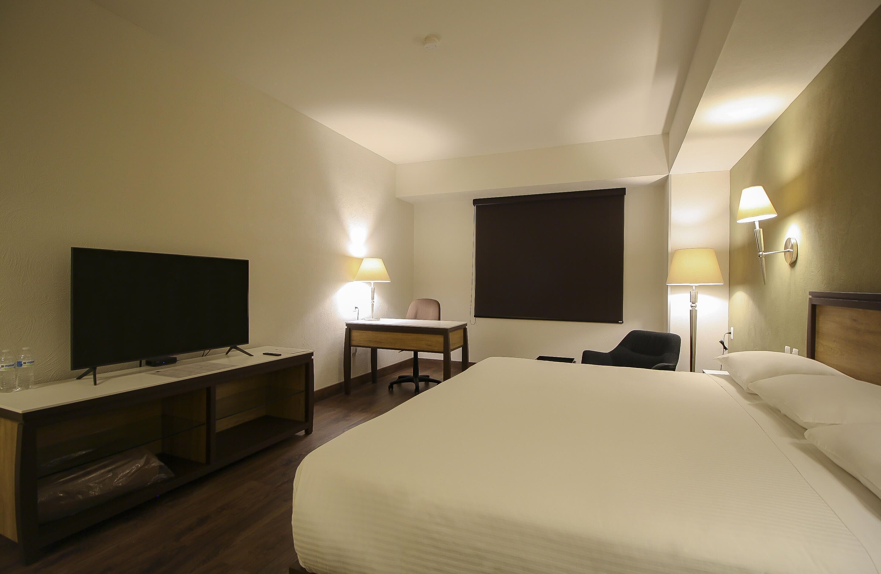 standard room 1 king size bed | 1 bedroom, premium bedding, in-room safe, desk