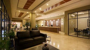 Sitteområde i lobbyen