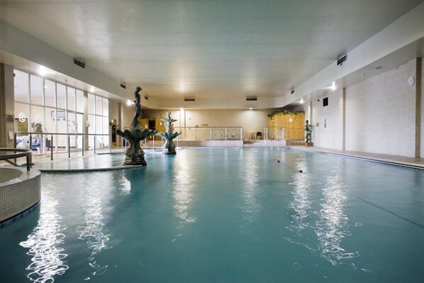 Indoor pool, outdoor pool