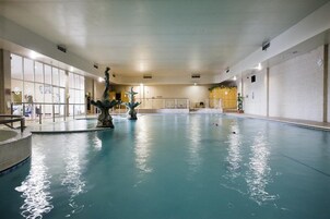 Indoor pool, outdoor pool