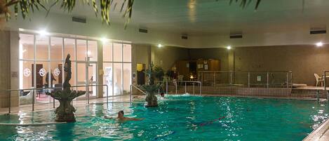 Indoor pool, outdoor pool