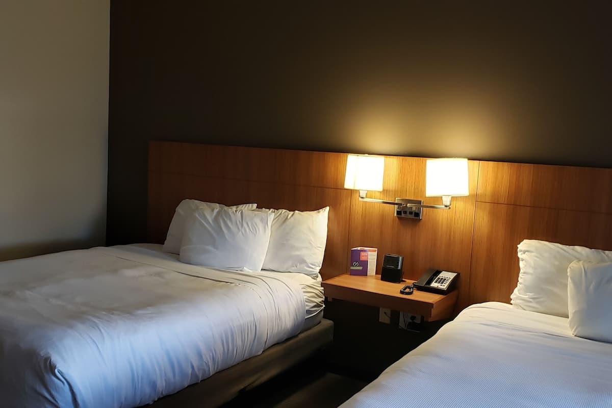 blackout curtains, iron/ironing board, free cots/infant beds, free wifi