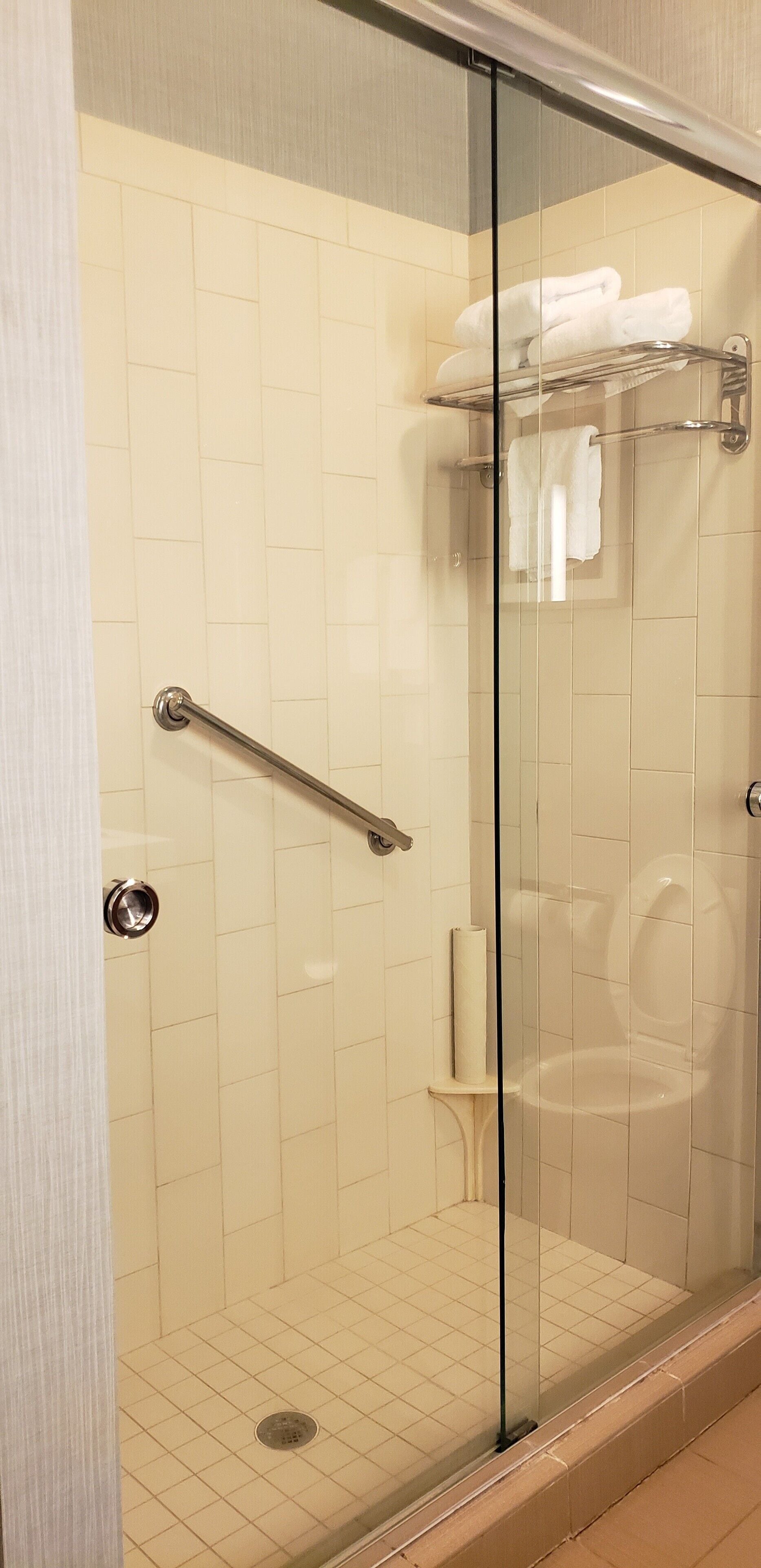 room, 1 king bed (high floor) | bathroom shower