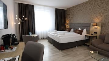 Superior Room, 2 Single Beds (Cozy Sitting Corner) | In-room safe, desk, laptop workspace, blackout curtains