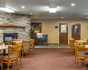 Free daily buffet breakfast