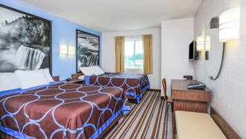 Desk, iron/ironing board, free WiFi, bed sheets