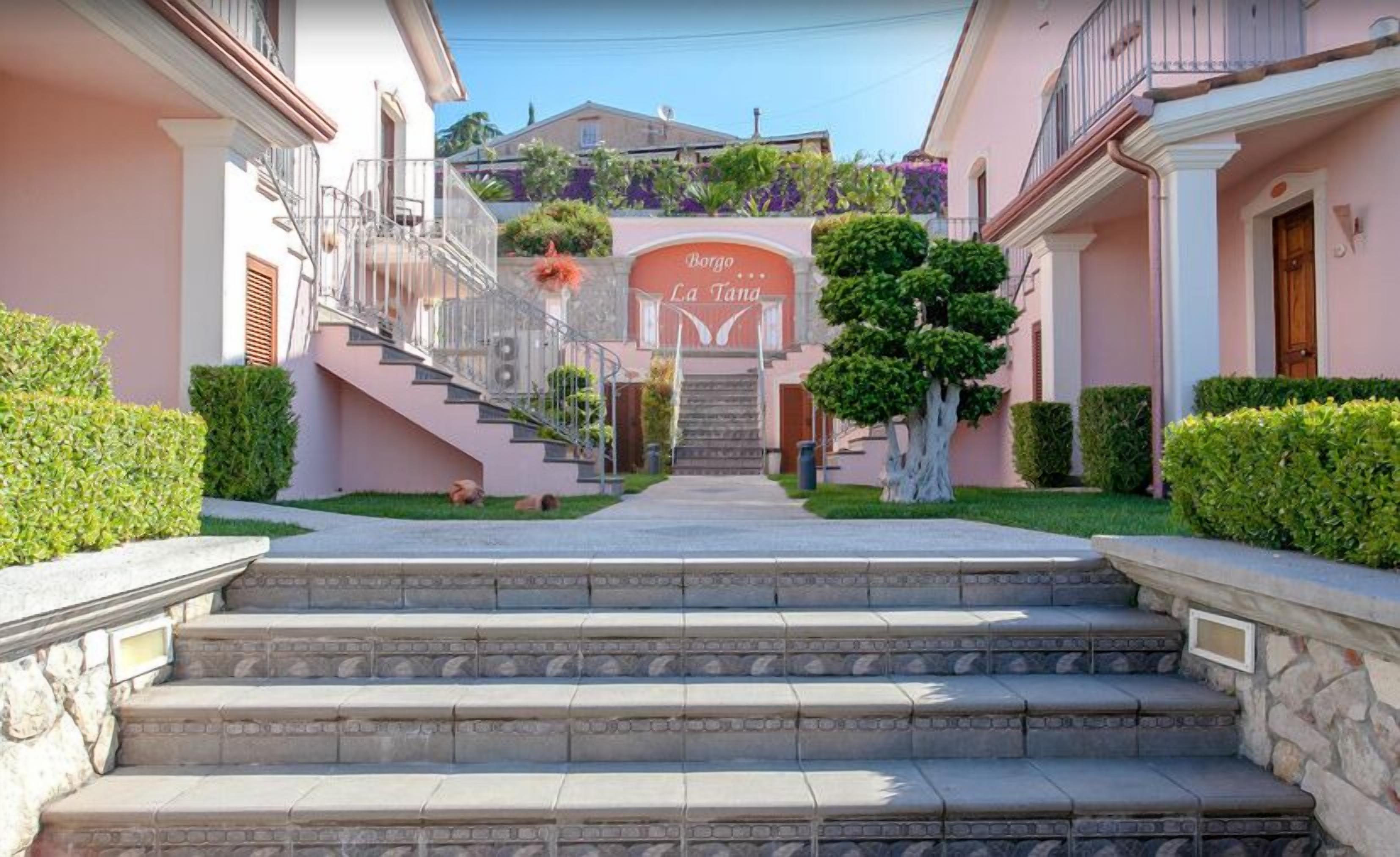 Majoituspaikan julkisivu