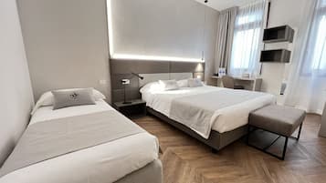 Superior Triple Room | Premium bedding, down comforters, in-room safe, desk