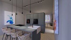 Deluxe Apartment, 2 Bedrooms, Annex Building | Private kitchen | Cookware/dishes/utensils - Hotel Al Vivit (Mestre)