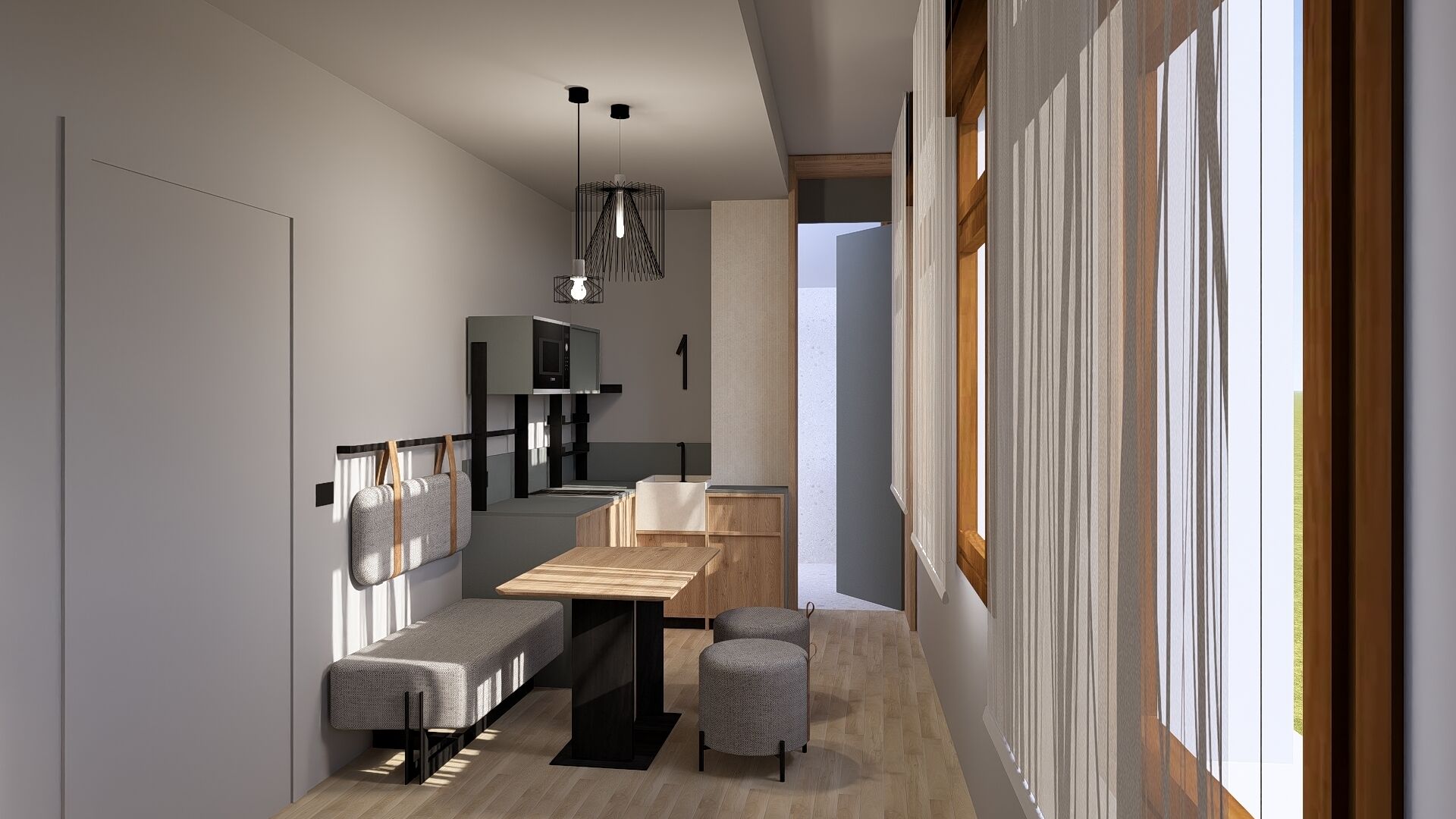 Superior Apartment, 1 Bedroom, Annex Building | Living area | 30-inch TV with satellite channels