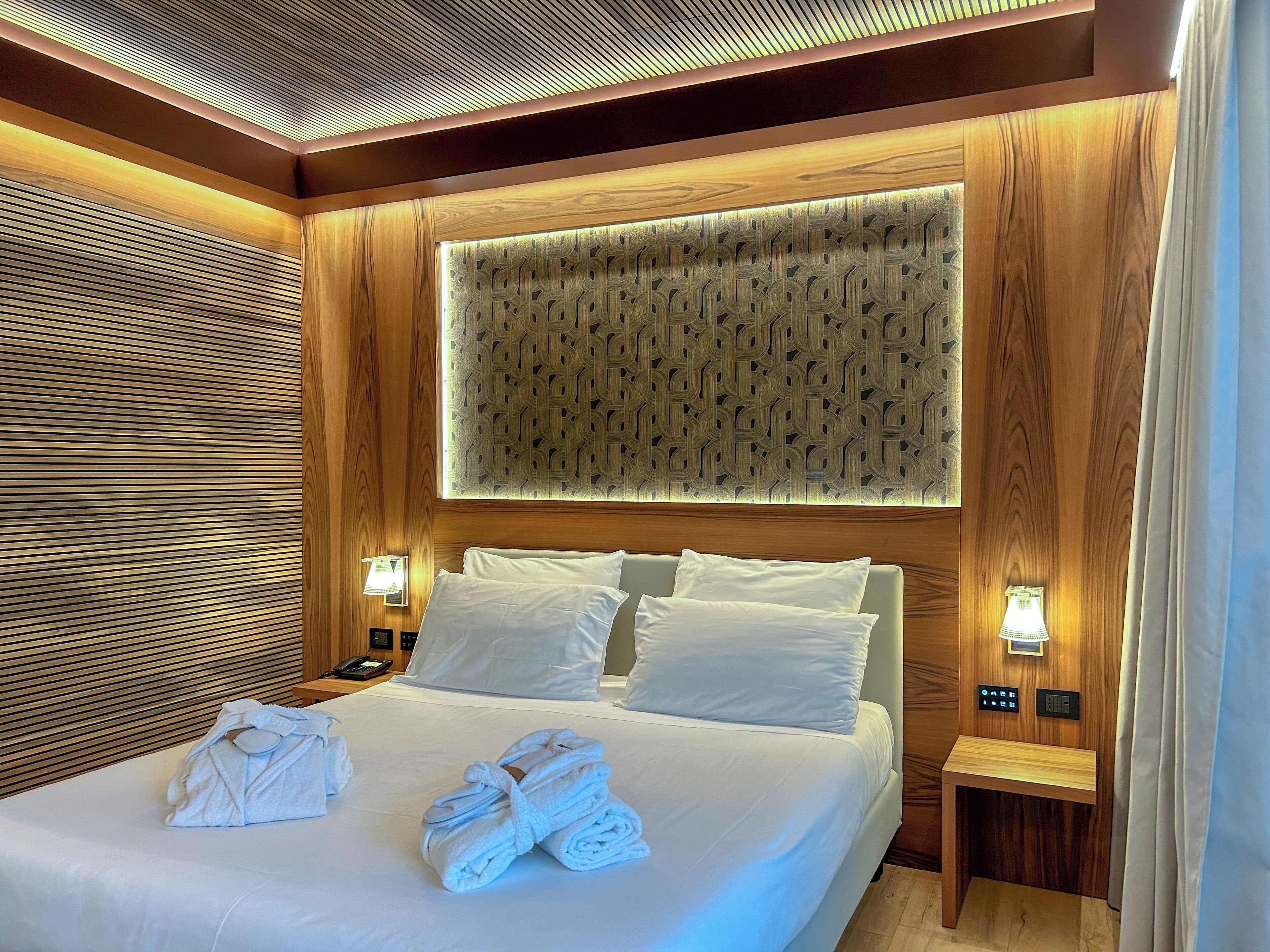 Tripla Executive, balcone | Biancheria da letto di alta qualità, copriletto in piuma, minibar