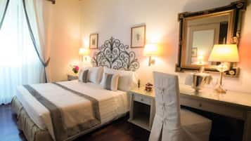 1 Schlafzimmer, hochwertige Bettwaren, Daunenbettdecken, Minibar