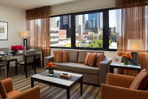 In-room safe, desk, laptop workspace, blackout drapes