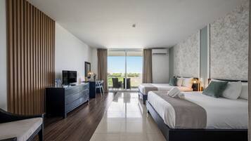 Luxury Double or Twin Room, 2 Double Beds (Access to the saltwater pool) | View from room