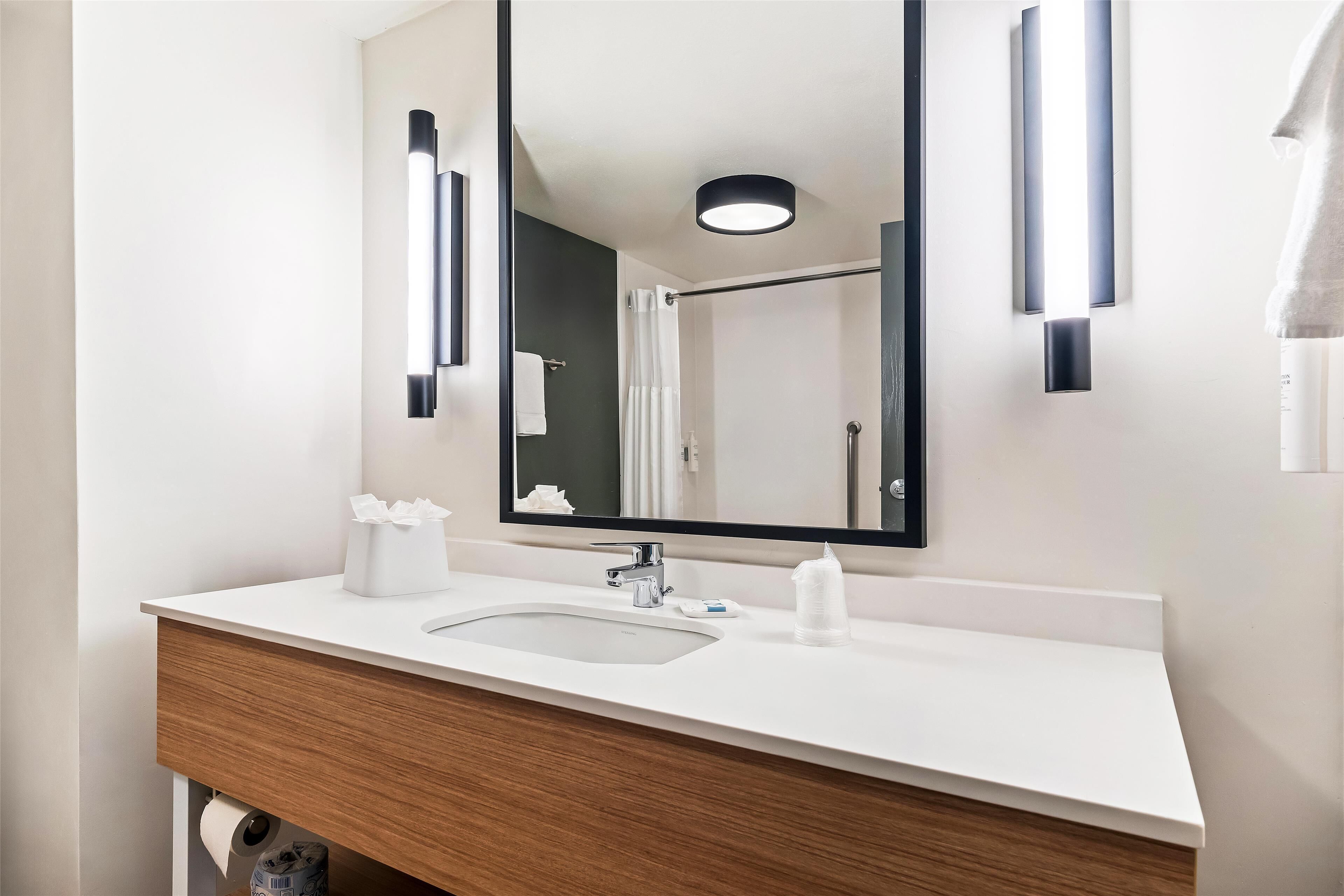 Room, Multiple Beds, Accessible (Hearing) | Bathroom