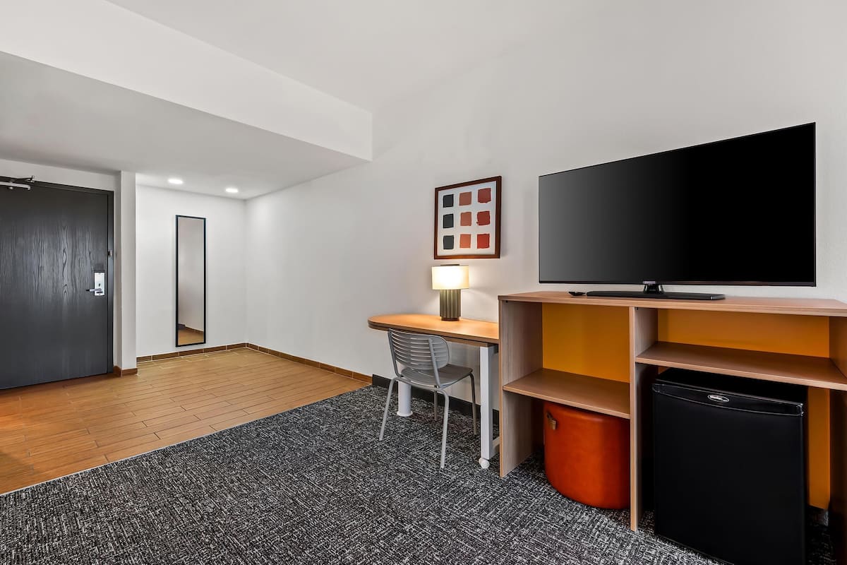 In-room safe, desk, blackout curtains, iron/ironing board